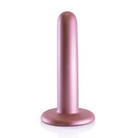 Shots Ouch! Smooth Silicone 5 in. G-Spot Dildo Rose Gold - Realistic Dildo