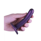 Shots Ouch! Smooth Silicone 5 in. G-Spot Dildo Rose Gold - Realistic Dildo