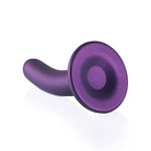 Smooth Silicone G-Spot Dildo Metallic Purple - Premium Quality and Sleek Design