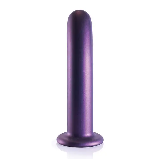 Shots Ouch! Smooth Silicone 7 in. G-Spot Dildo Rose Gold - Realistic Dildo