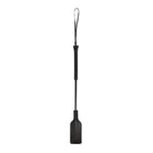 Black Shots Ouch Xoxo Crop Large with Leather Slapper and Textured Grip Handle