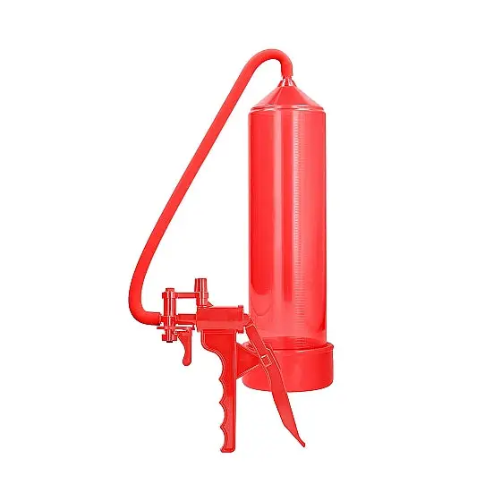 Shots Pumped Elite Beginner Pump - Red - Penis Pump