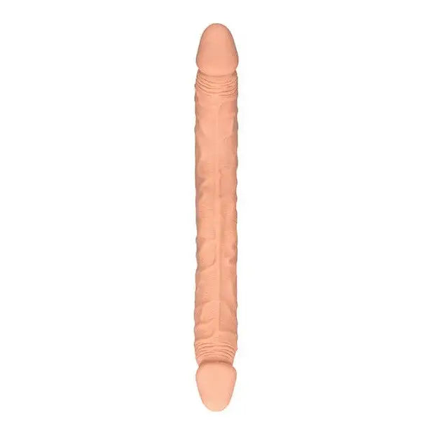 Shots Realrock 18’ double-ended dildo with textured surface for versatile pleasure