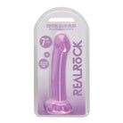 Shots America Dongs & Dildos Purple Shots Realrock Crystal Clear 7" Dildo at the Haus of Shag