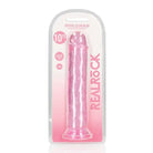 Shots America Dongs & Dildos Pink Shots Realrock Realistic Crystal Clear 11" Straight Dildo at the Haus of Shag