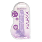 Shots America Dongs & Dildos Purple / 7" Shots Realrock Realistic Crystal Clear Dildo W/balls at the Haus of Shag