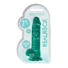 Shots America Dongs & Dildos Turquoise / 7" Shots Realrock Realistic Crystal Clear Dildo W/balls at the Haus of Shag