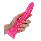 Shots America Dongs & Dildos Neon Pink / 10" Shots Realrock Slim Dildo Glow In The Dark at the Haus of Shag