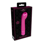 Shots Royal Gems Bijou Rechargeable Curved Silicone Bullet Vibrator Pink - Bullet Vibrator