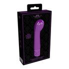 Shots Royal Gems Bijou Rechargeable Curved Silicone Bullet Vibrator Purple - Bullet Vibrator