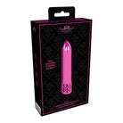 Shots Royal Gems Glitz Rechargeable ABS Bullet Vibrator Pink - Bullet Vibrator