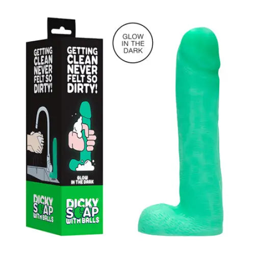 Shots S-Line Glow in the Dark Dicky Soap With Balls - Body Wash