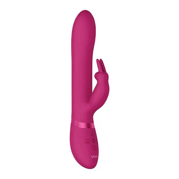 Shots America Vibrator Shots Vive Amoris Stimulating Beads Rabbit - Pink at the Haus of Shag