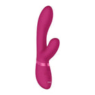 Pink Shots Vive Kyra Pulse Clitoral Rabbit massager with curved shape and control buttons