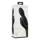 Shots Vive Niva Rotating Rabbit - Black silicone massager in retail packaging