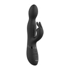 Shots Vive Niva Rotating Rabbit - Black silicone massager with attachments and control buttons