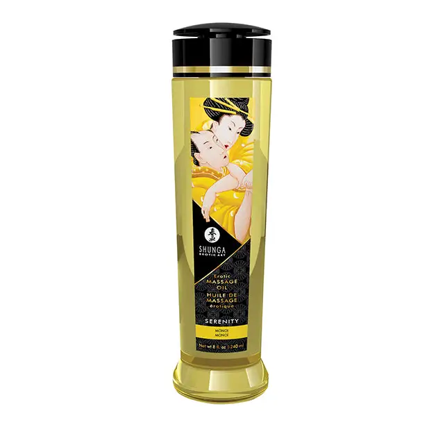 Shunga Erotic Massage Oil - 8 Oz Monoi - Massage Products