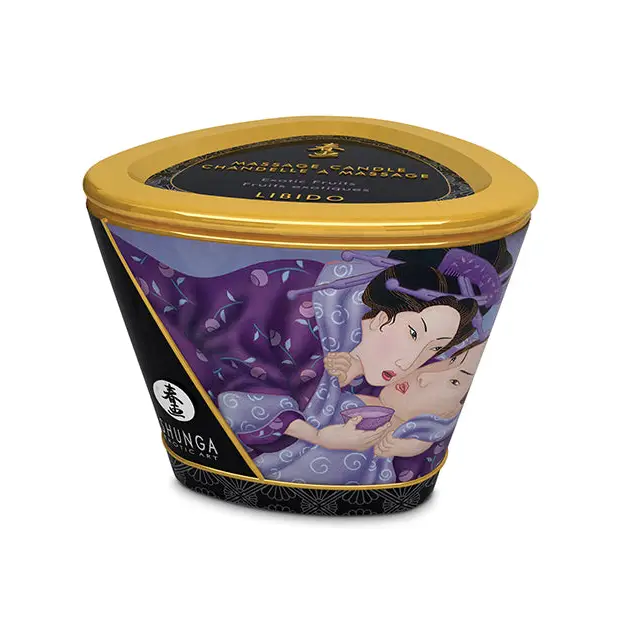 Shunga Massage Candle Libido - 5.7 Oz Exotic Fruits - Setting The Mood