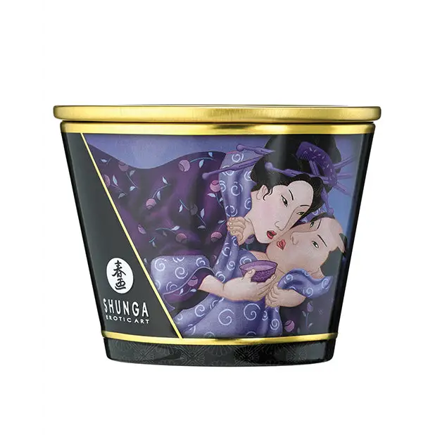 Shunga Massage Candle Libido - 5.7 Oz Exotic Fruits - Setting The Mood