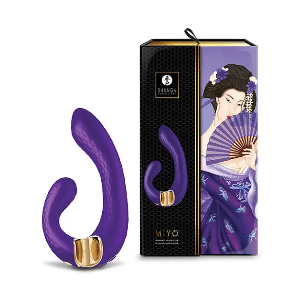 Shunga Miyo Intimate Massager Raspberry - Purple - Vibrators