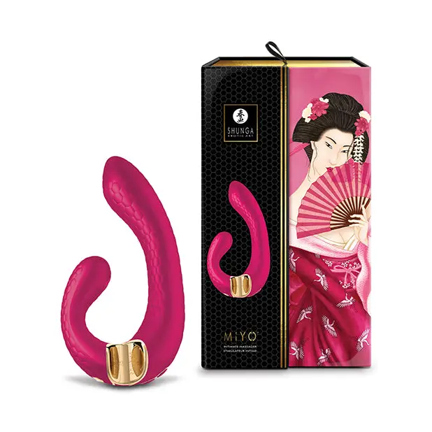 Shunga Miyo Intimate Massager Raspberry - Raspberry - Vibrators