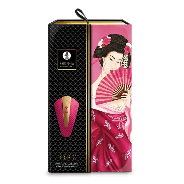 Shunga Obi Intimate Massager Raspberry - Vibrators