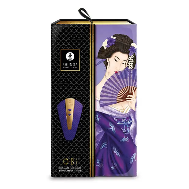 Shunga Obi Intimate Massager Raspberry - Vibrators