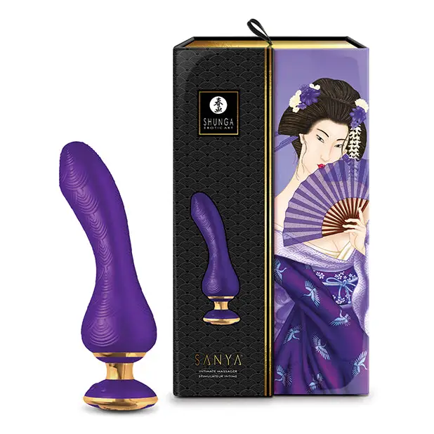 Shunga Sanya Intimate Massager Raspberry - Purple - Vibrators