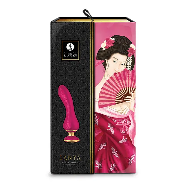 Shunga Sanya Intimate Massager Raspberry - Vibrators