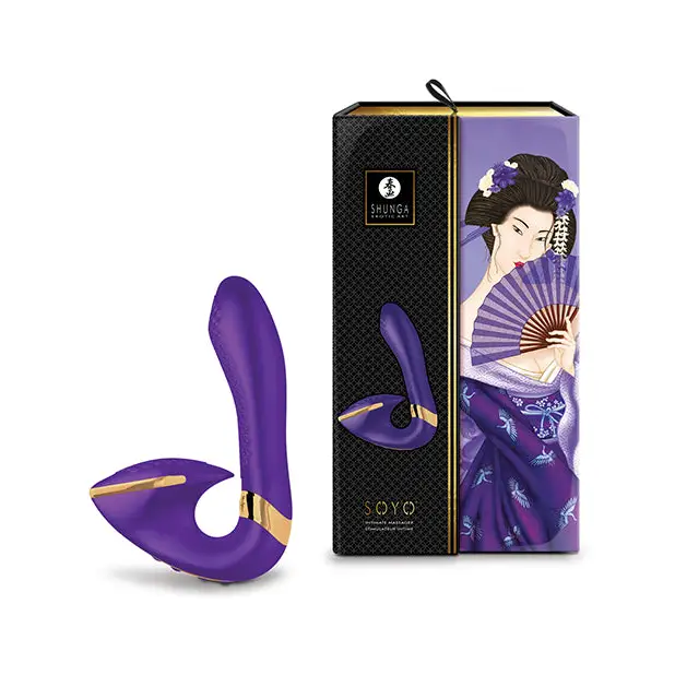 Shunga Soyo Intimate Massager Raspberry - Purple - Vibrators