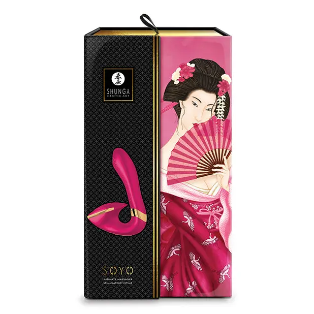 Shunga Soyo Intimate Massager Raspberry - Vibrators