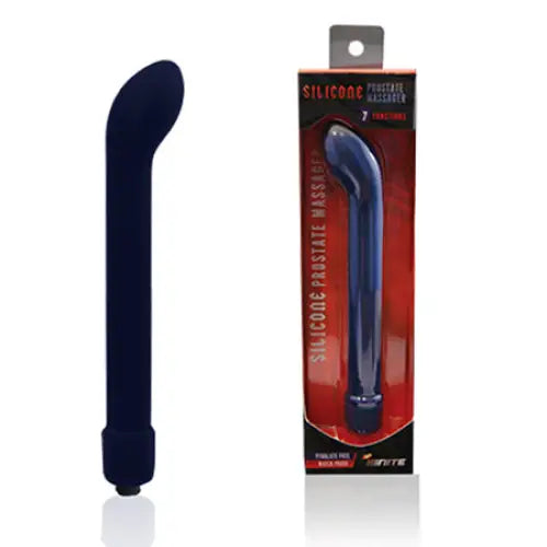 SI Vibrating Prostate Massager Silicone - Blue - Plain Vibrator