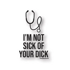 Sick Dick Naughty Sticker - Pack Of 3 - Body Stickers