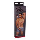 Signature Cocks Alex Jones ULTRASKYN 11 in. Dual Density Dildo with Removable Vac-U-Lock Suction Cup Tan - Alex Jones