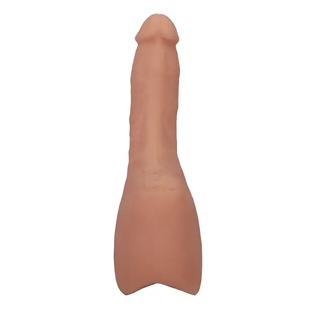 Signature Cocks Transgirls Natalie Mars ULTRASKYN Dual Density 4.5 in. Cock with Penetrable Ass Beige - Realistic Dildo