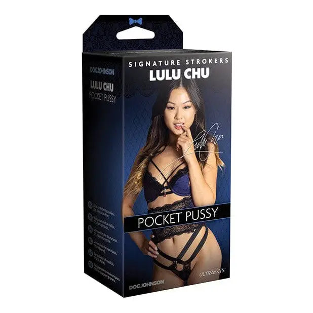 Packaging for Signature Strokers Lulu Chu ULTRASKYN Pocket Pussy