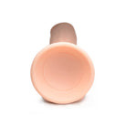 Flesh-colored silicone menstrual cup with stem in Silexpan Light Hypoallergenic Silicone Dildo