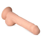 Silexpan Light Hypoallergenic Silicone Dildo With Balls - 9 Inch, Flesh-colored Adult Toy