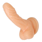 Frisky Realistic Dildo Flesh Silicone 4 Inch Realistic Suction Cup Mini Dildo at the Haus of Shag