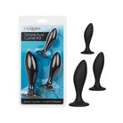 CalExotics Plug Silicone Anal Curve Kit - Black at the Haus of Shag