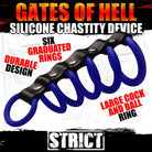 STRICT Chastity Silicone Gates Of Hell Chastity Device at the Haus of Shag