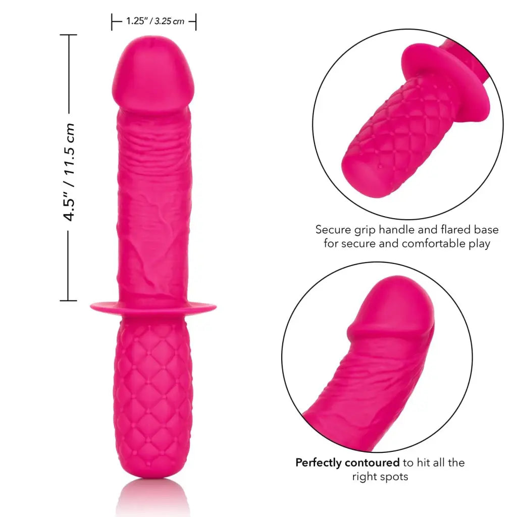 CalExotics Dildos Silicone Grip Thruster at the Haus of Shag