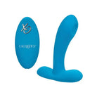 CalExotics Plug Silicone Pulsing Pleaser W/remote - Blue at the Haus of Shag