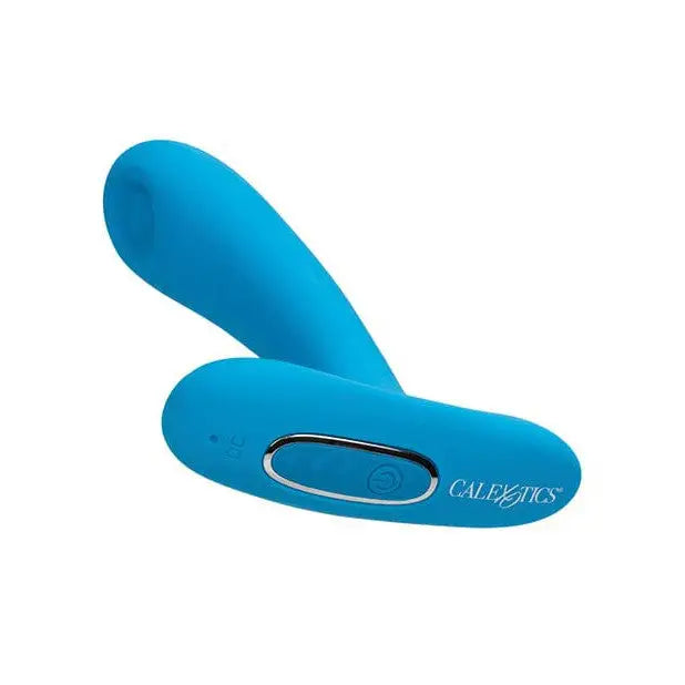 CalExotics Plug Silicone Pulsing Pleaser W/remote - Blue at the Haus of Shag