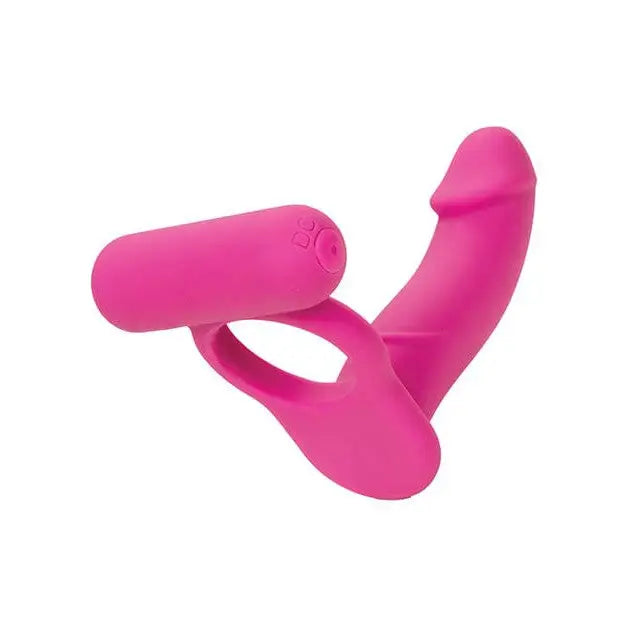 CalExotics Penis Enhancement Silicone Rechargeable Double Diver - Pink at the Haus of Shag