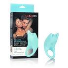 CalExotics Vibrator Silicone Rechargeable Dual Exciter Enhancer at the Haus of Shag