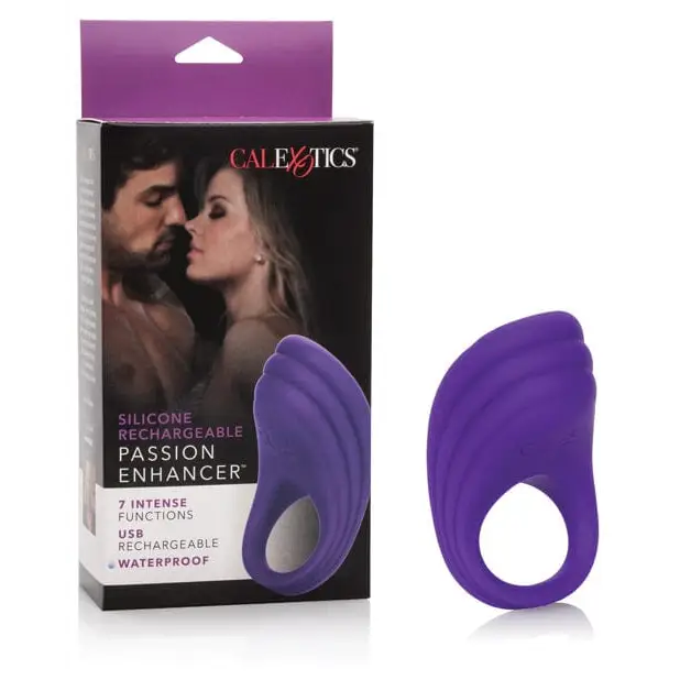 CalExotics Stimulators Silicone Rechargeable Passion Enhancer - Purple at the Haus of Shag