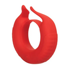 CalExotics Penis Enhancement Silicone Rechargeable Taurus Enhancer - Red at the Haus of Shag