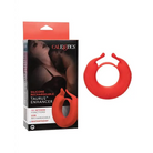 CalExotics Penis Enhancement Silicone Rechargeable Taurus Enhancer - Red at the Haus of Shag