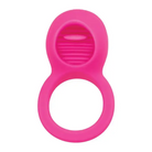 CalExotics Stimulators Silicone Rechargeable Teasing Tongue Enhancer - Pink at the Haus of Shag